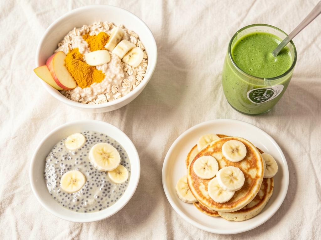 Recetas de desayunos energéticos incluidas en el catálogo
